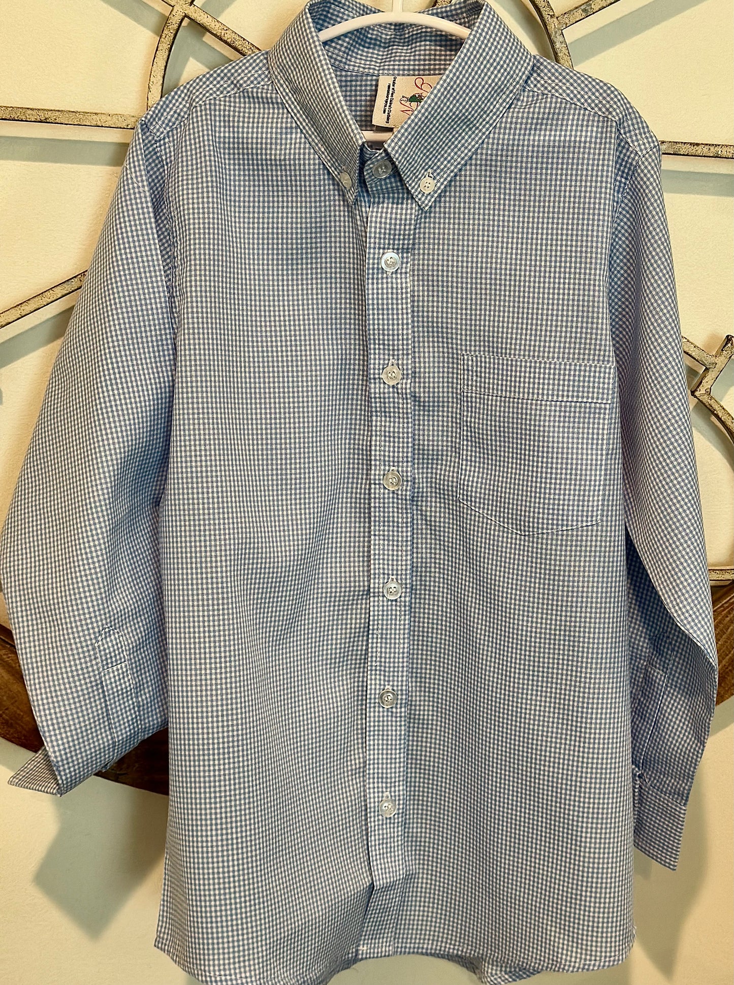 Light Blue Long Sleeve Shirt -Remember Nguyen