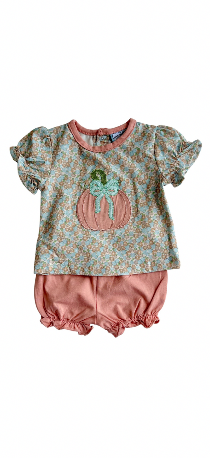 Pumpkin Appliqué Bloomer Set