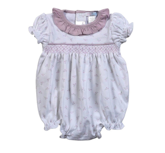 Joy Floral Hand Smocked Bishop Bubble