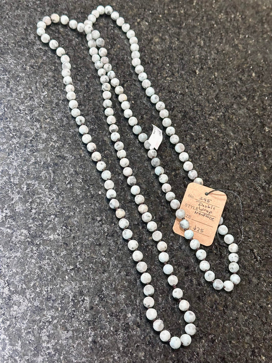 Whispering Sky Double Wrap Necklace
