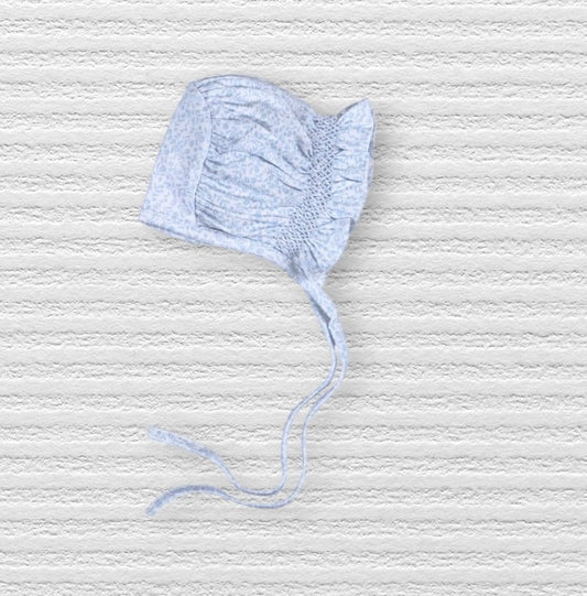 Ivy Floral Hand Smocked Bonnet