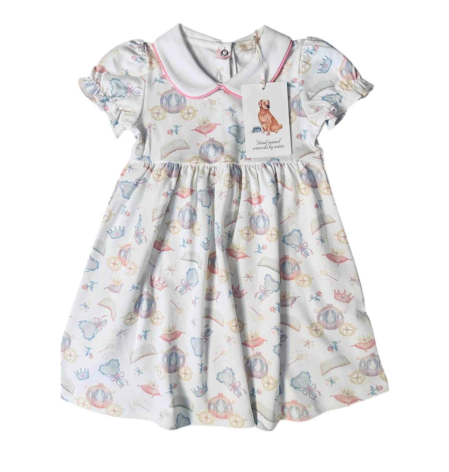 Once Upon A Time Dress with Round Collar