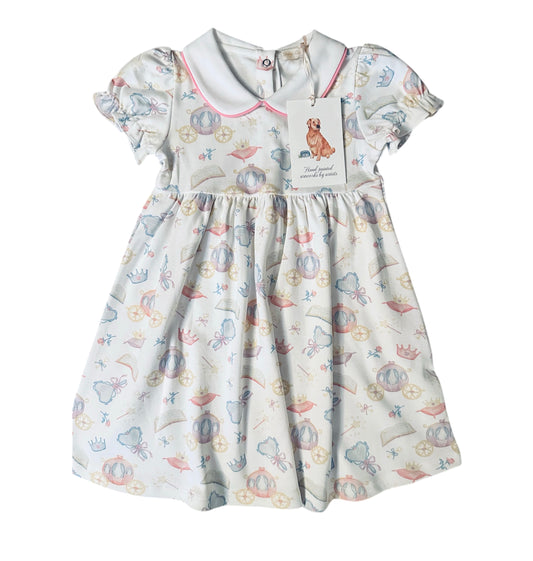 Once Upon A Time Dress with Round Collar
