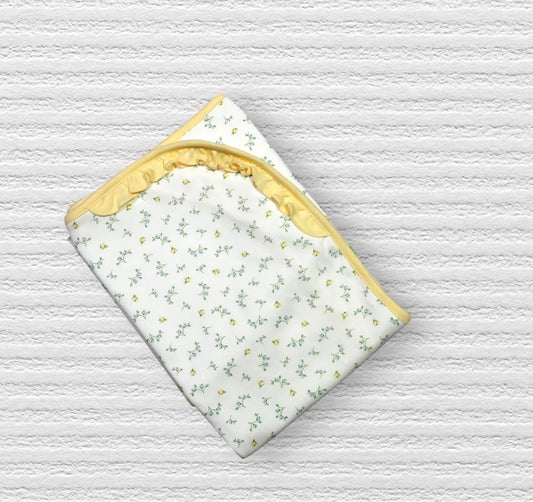 Hazel Floral Pima Receiving Blanket