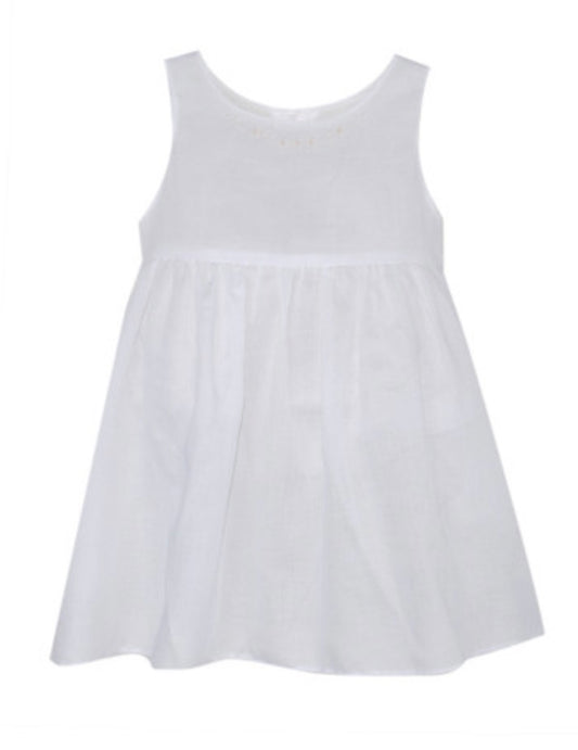 Alice Embroidery Slip- White