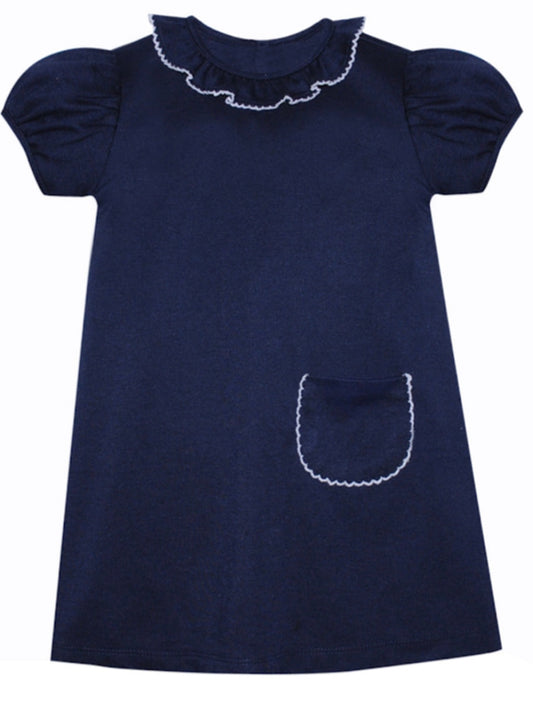 Gemma Knit Dress -Navy