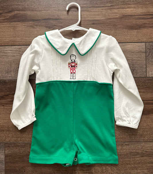 Nutcracker Romper- Hand Embroidered