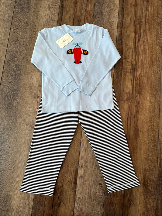 Airplane Boy's Set- Squiggles by Charlie