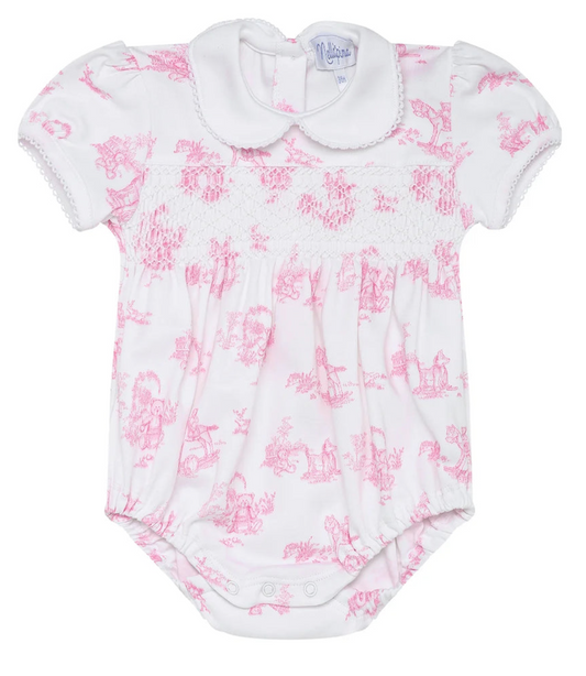 Nella Pima Pink Toile Baby Bubble