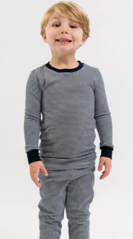 Navy Stripe Set- Milly Marie