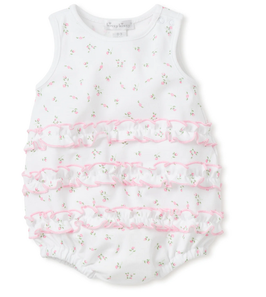 Garden Print Ruffle Bubble- Kissy Kissy