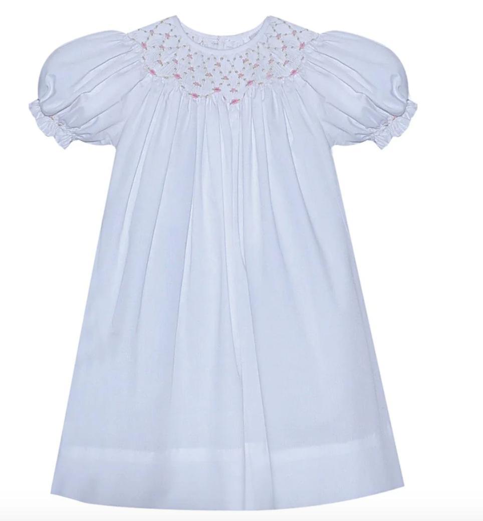 White Abigail Bishop Dress