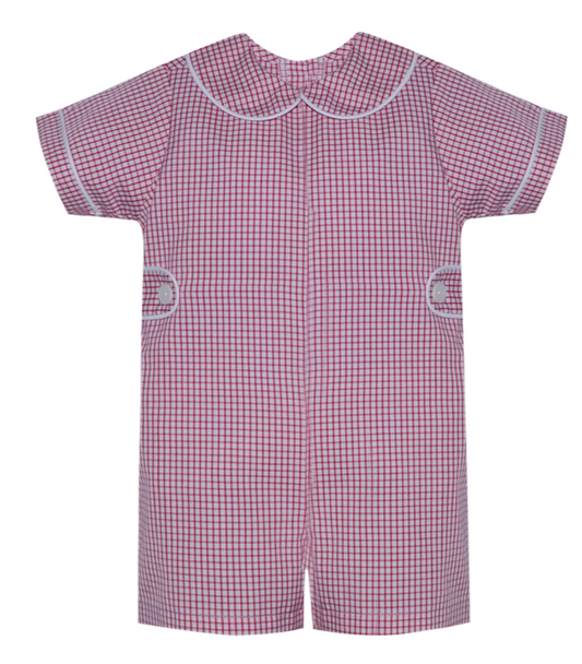 Williams Romper Red Gingham