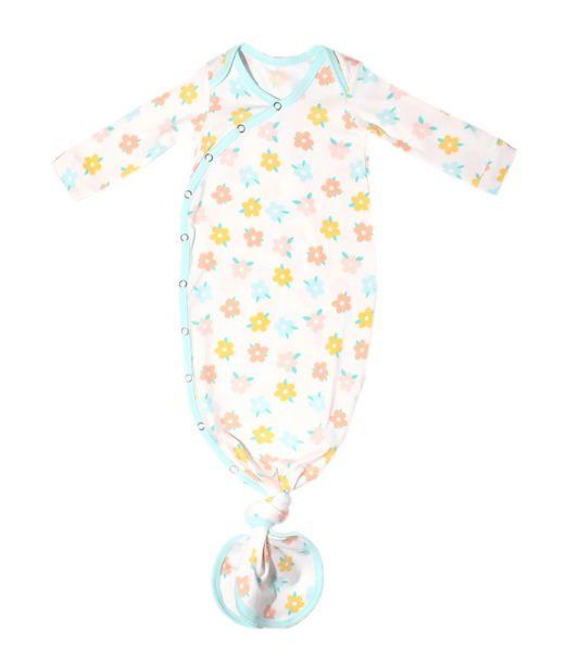 Copper Pearl Daisy Knotted Gown