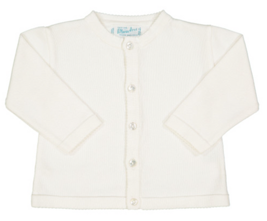 Classic Knit Cardigan- Ivory- Feltman Brothers