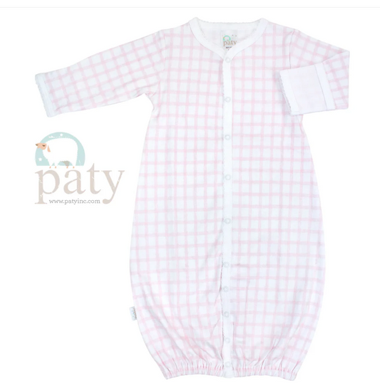 Paty Gingham Converter- Pink