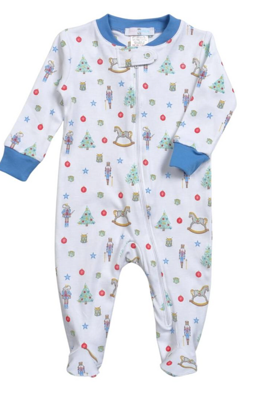 The Magic Night Pima Zipper Footie- boy