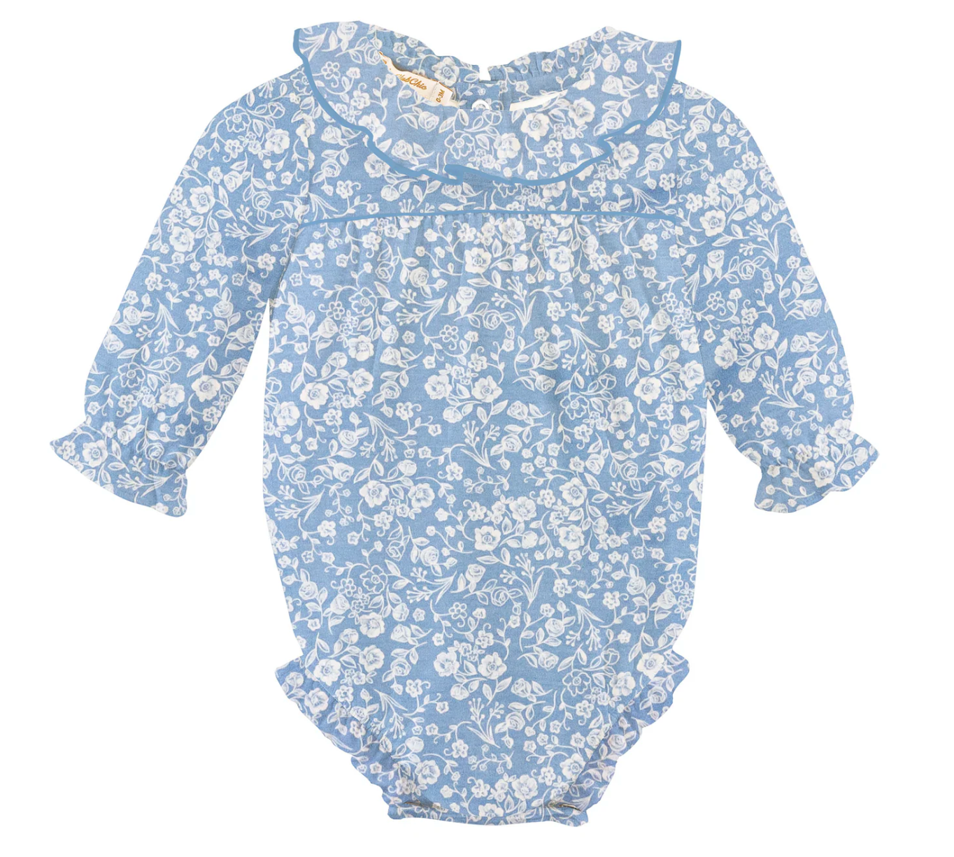 Blooming Garden Bubble with Ruffle Collar- Baby Club Chic