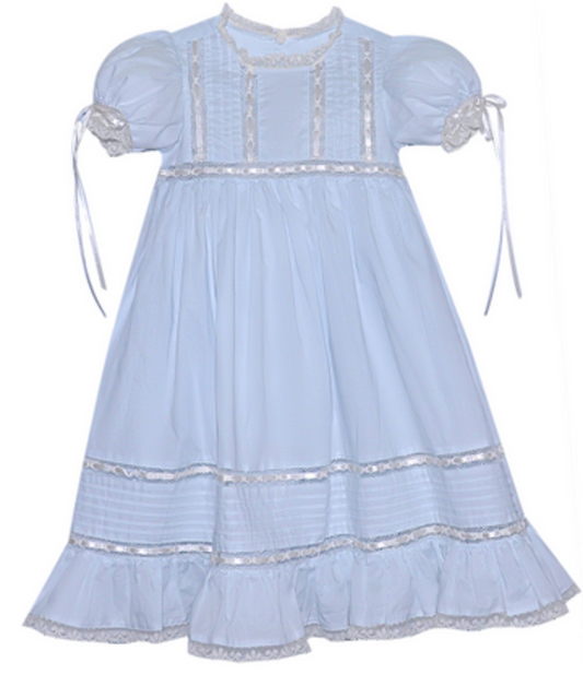 Margaret Heirloom Dress-Blue