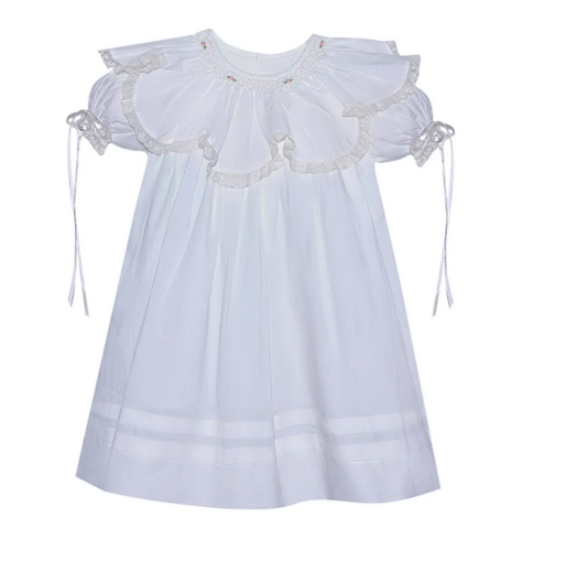 Emery Heirloom Dress White