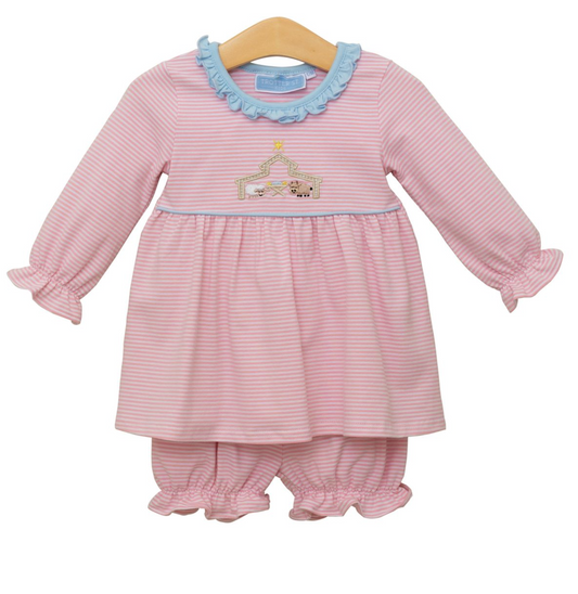 Nativity Ruffle Romper