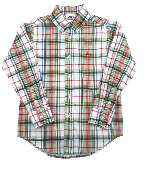 Carter Oxford Creme Plaid