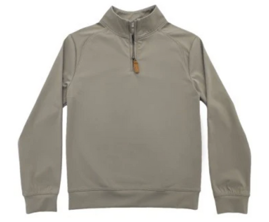 Collins Performance Quarter Zip -Taupe