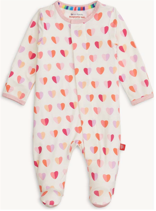 Pink XOXO Magnetic Me Footie