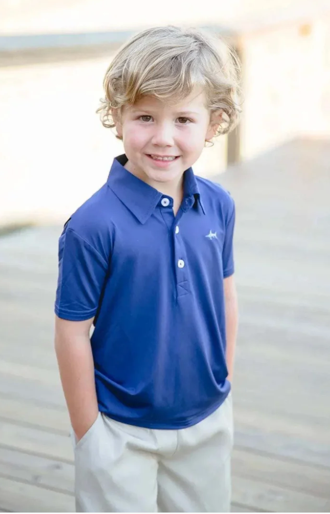 Saltwater Navy Offshore Polo