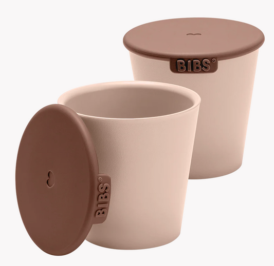 Bibs Cup Set w/Lids Blush