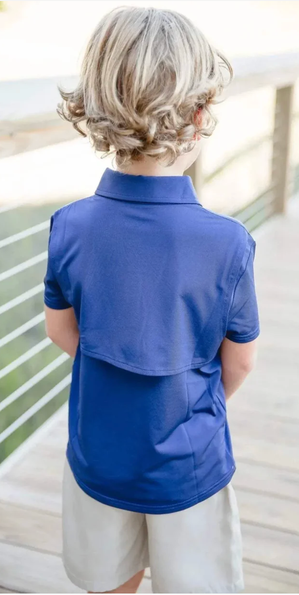 Saltwater Navy Offshore Polo