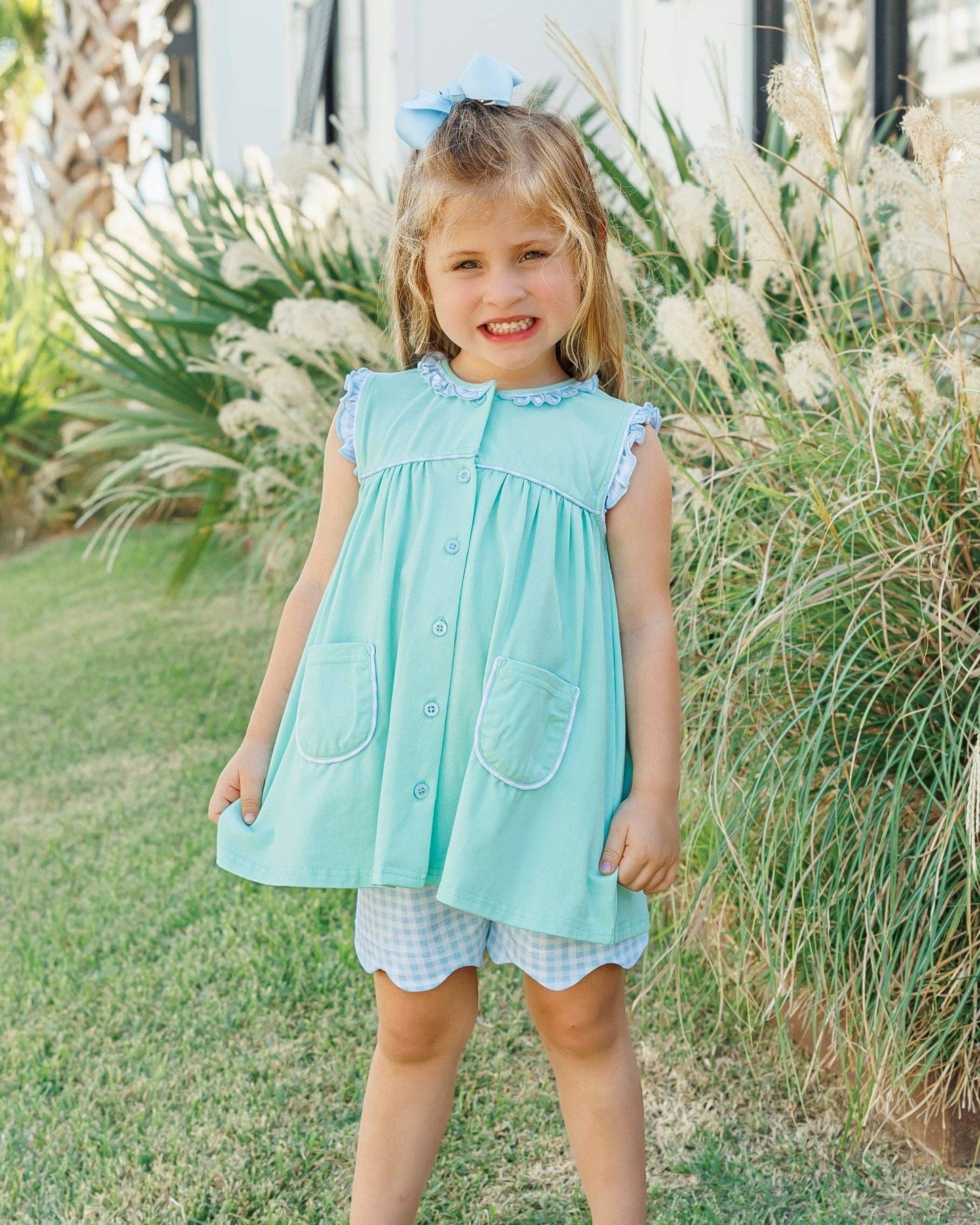 Harper Scallop Short Set