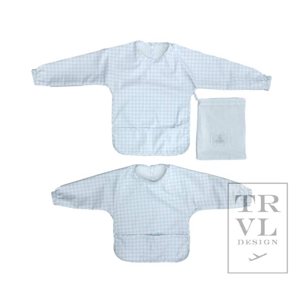 Perfect Smock Small - Pimlico Check Blue -6 mth-24 mth