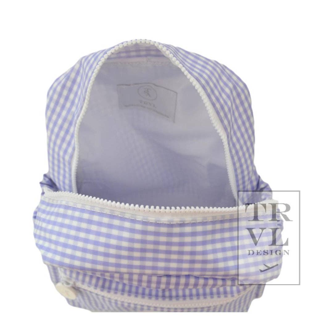 Mini Backer - Gingham Lilac