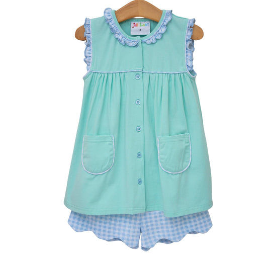 Harper Scallop Short Set