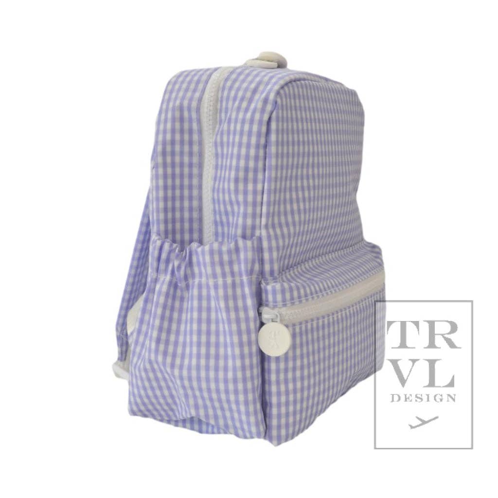 Mini Backer - Gingham Lilac