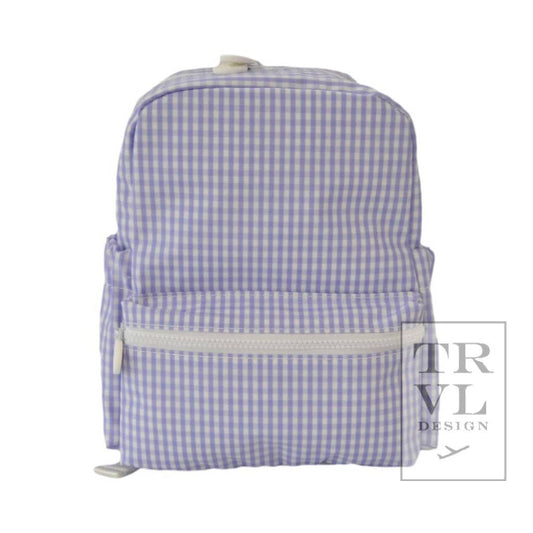 Mini Backer - Gingham Lilac
