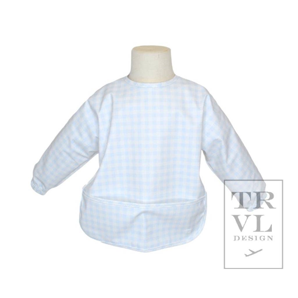 Perfect Smock Small - Pimlico Check Blue -6 mth-24 mth