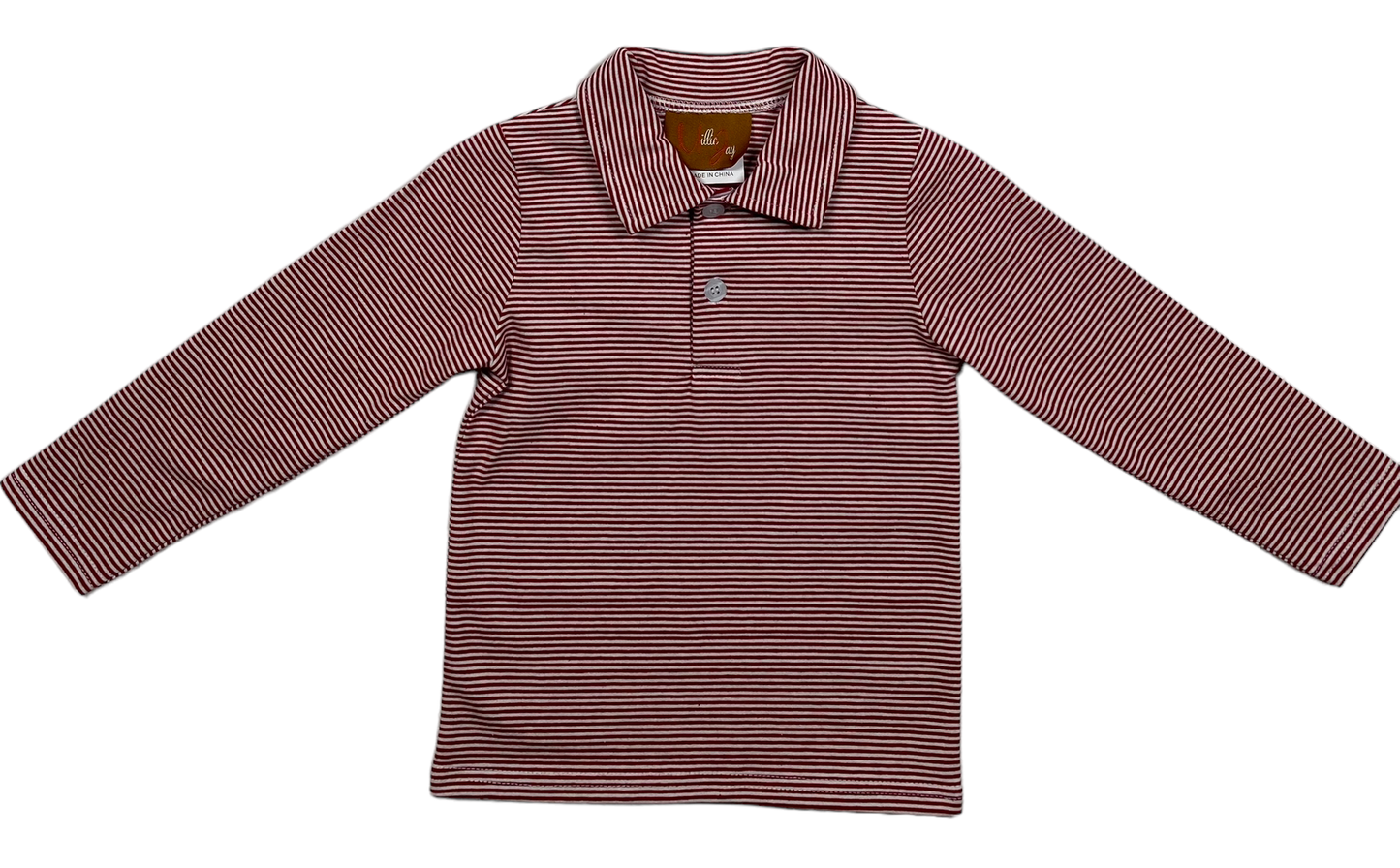 Weston Long Sleeve Shirt- Maroon