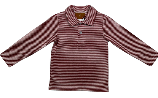 Weston Long Sleeve Shirt- Maroon