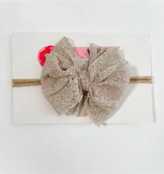 Mini Ruffled Headband-Rockin Royalty