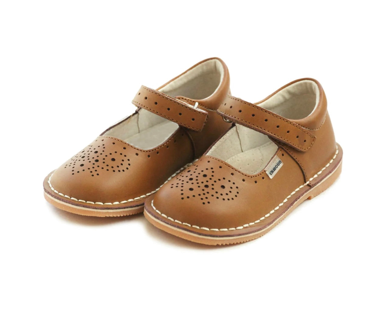 L’amour Ollie Stitch Down Mary Jane- Brown