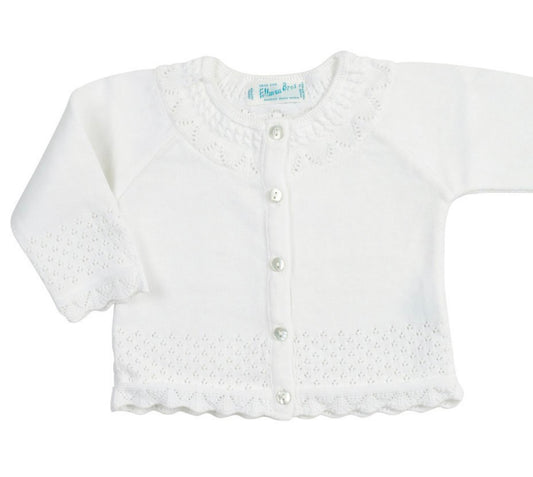 Feltman Brothers Girls Pointelle Cardigan