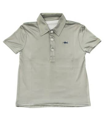 Offshore Fishing Polo -Grey Saltwater Boys Co.