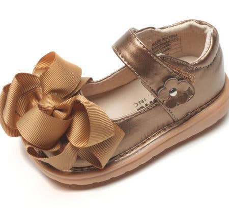 Ready Set Bow Mary Jane - Girls Toddler Squeaky Shoes