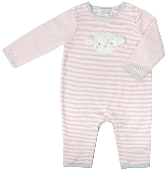 Fuzzy Lamb Baby Romper