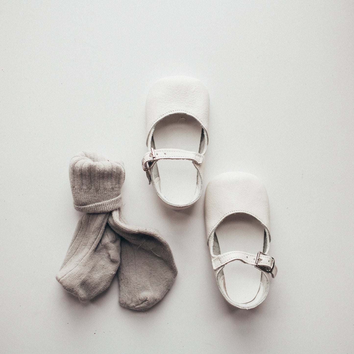 Alice Crib Shoe in White