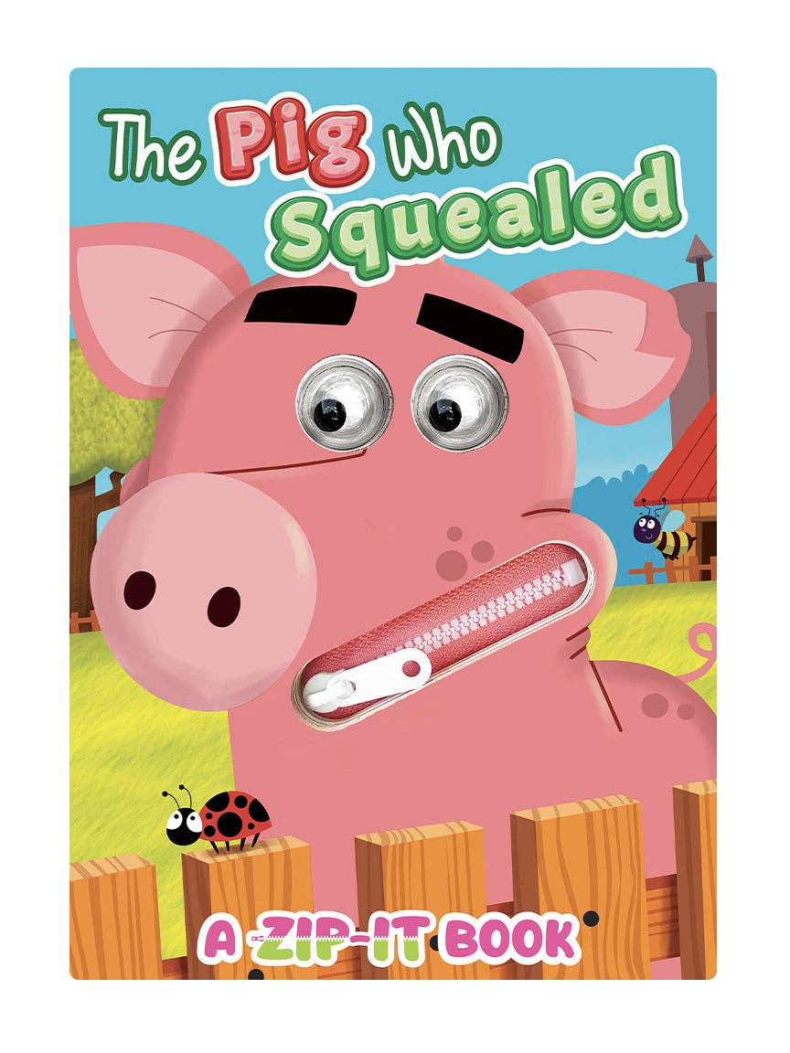 The Pig Who Squealed - Sensory Touch and Feel Board Book