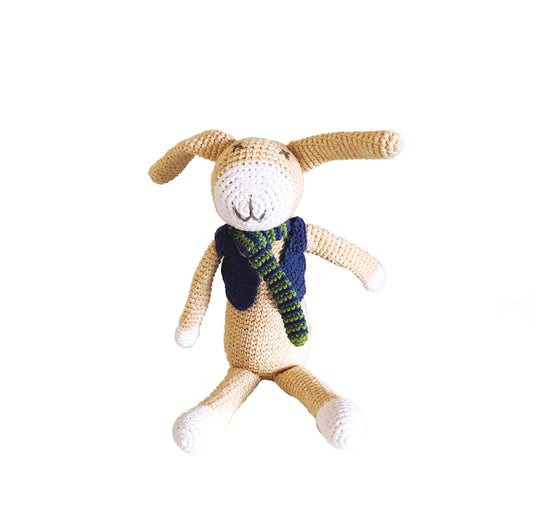 Beige Bunny Rattle