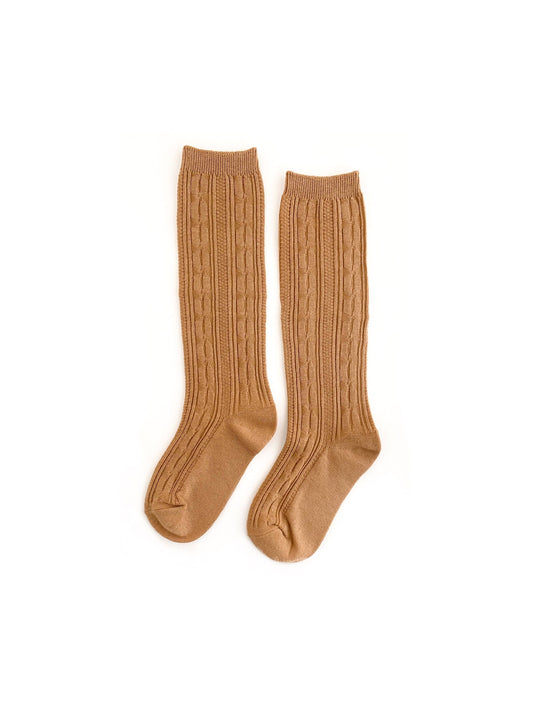 Biscotti Cable Knit Knee Highs
